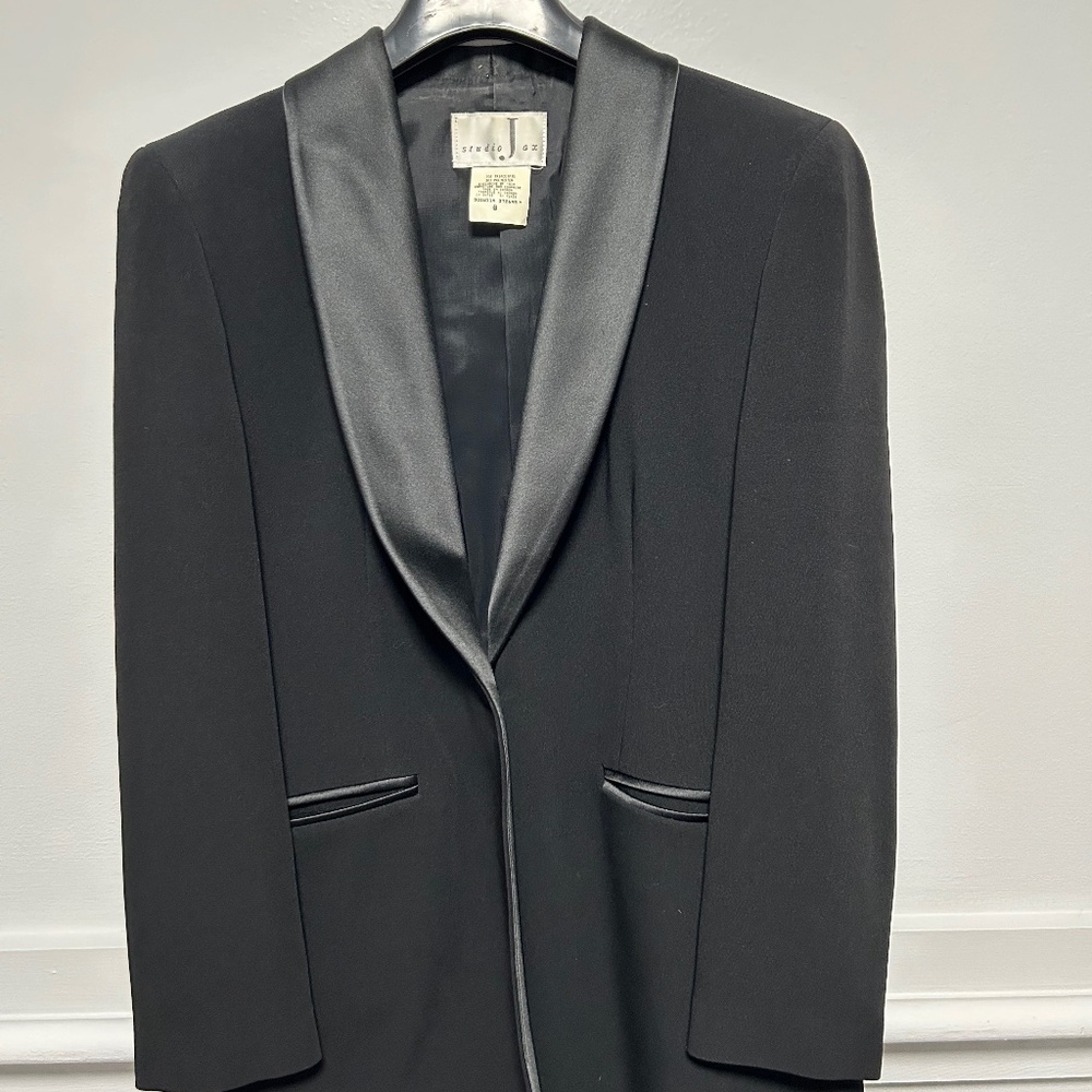 Studio Jax Black Suit Jacket and Dress Pants 8